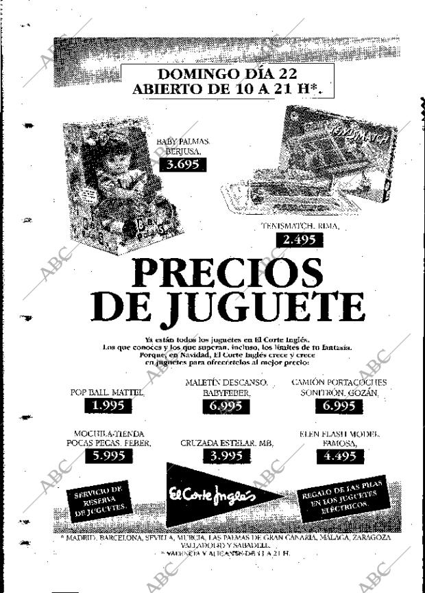 ABC MADRID 19-12-1991 página 144