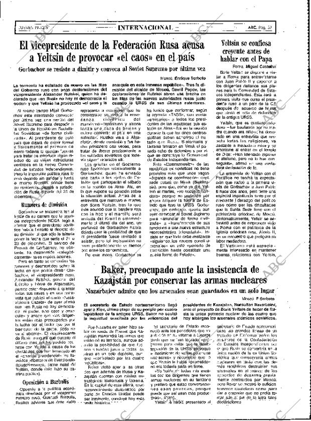 ABC MADRID 19-12-1991 página 33
