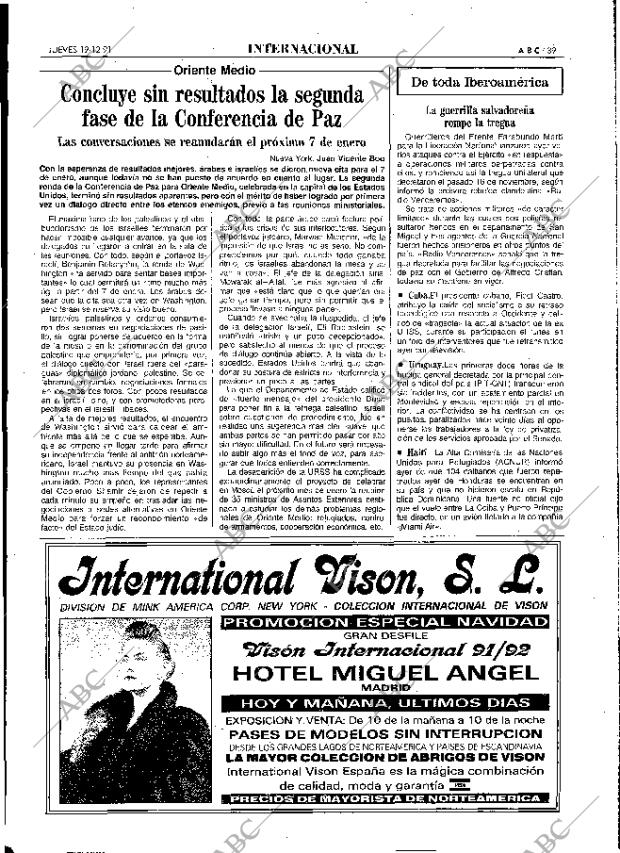 ABC MADRID 19-12-1991 página 39