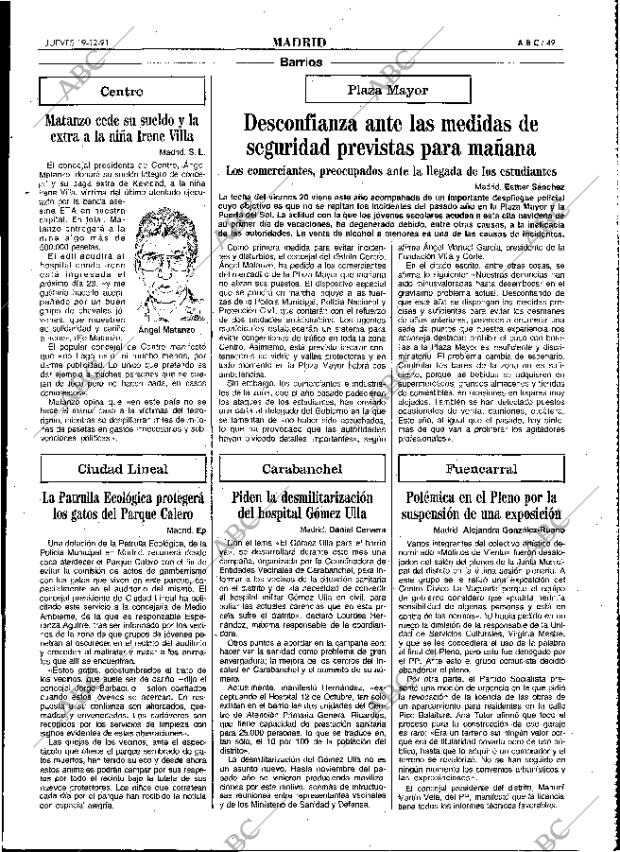 ABC MADRID 19-12-1991 página 49