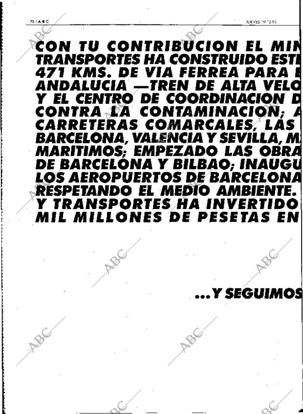 ABC MADRID 19-12-1991 página 72