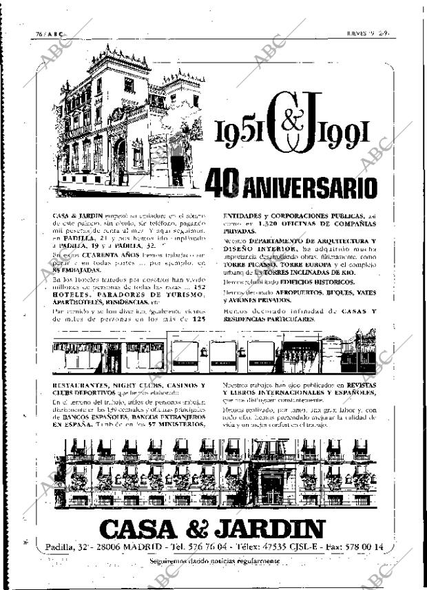 ABC MADRID 19-12-1991 página 76