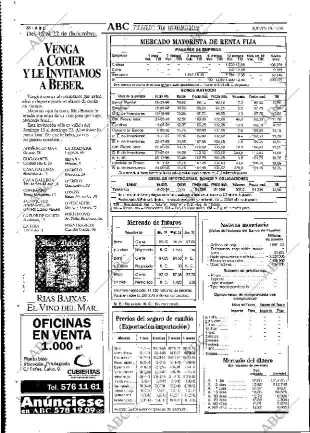 ABC MADRID 19-12-1991 página 86