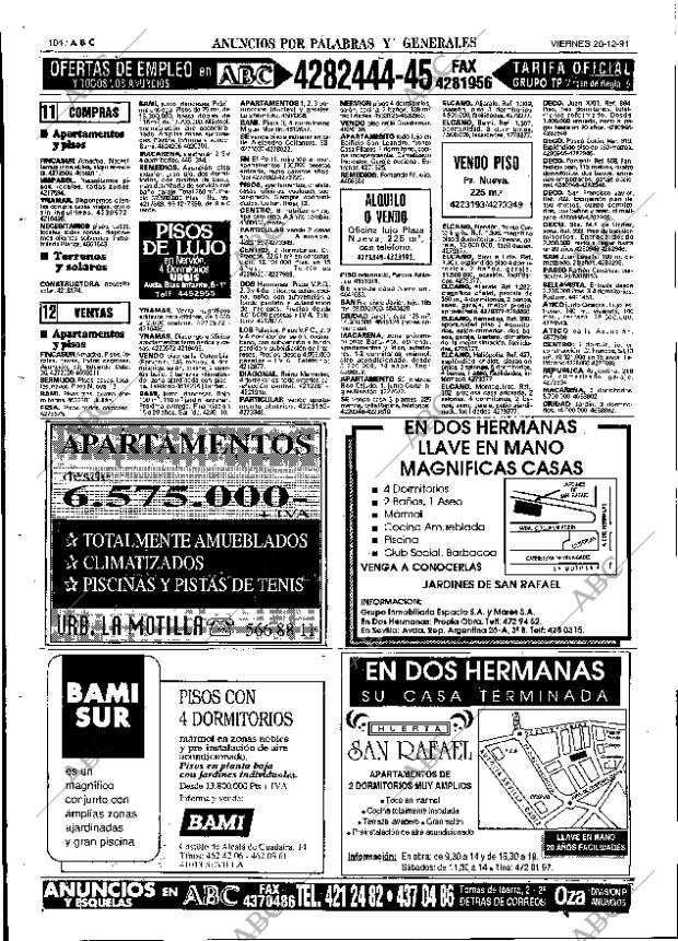 ABC SEVILLA 20-12-1991 página 104