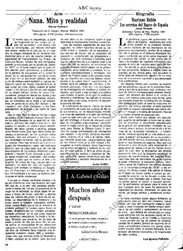 CULTURAL MADRID 20-12-1991 página 18