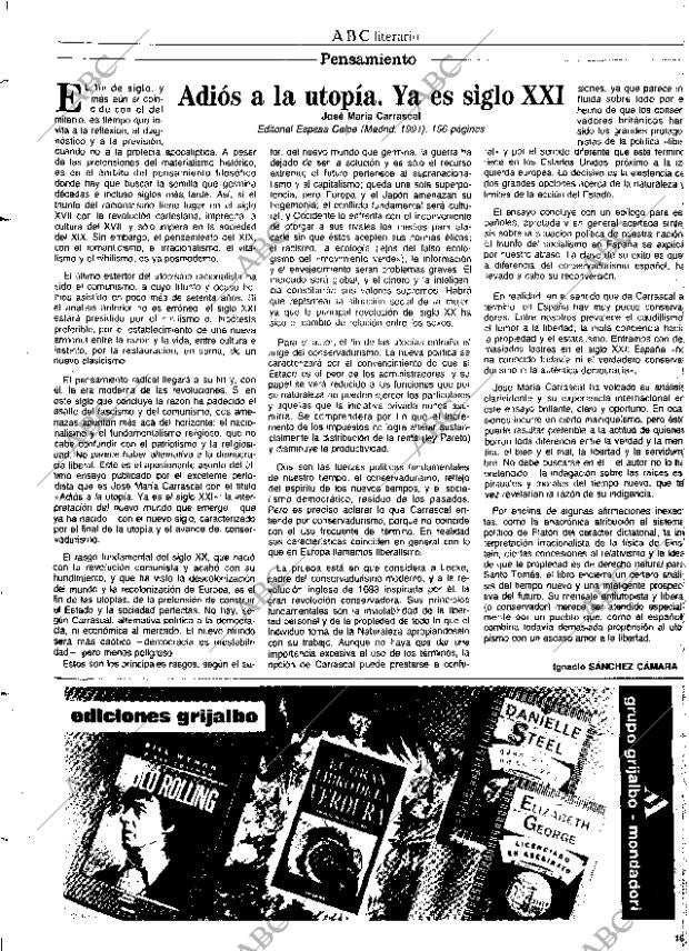 CULTURAL MADRID 20-12-1991 página 19