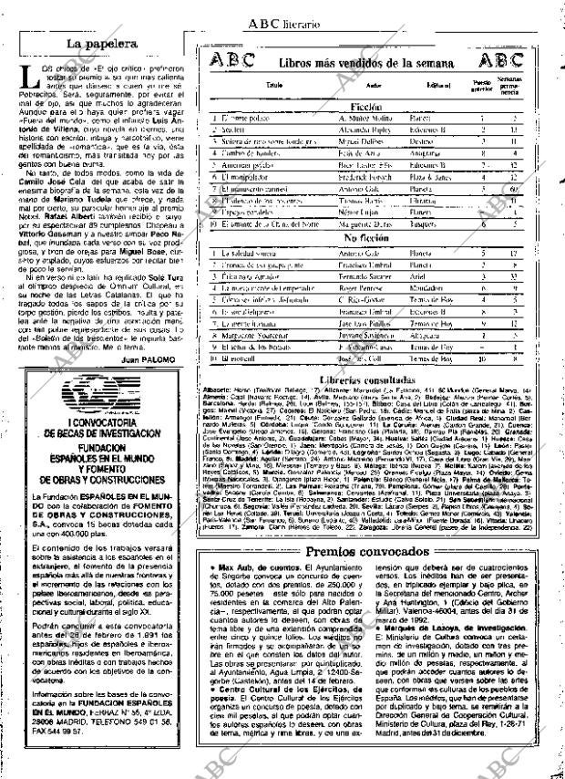 CULTURAL MADRID 20-12-1991 página 6