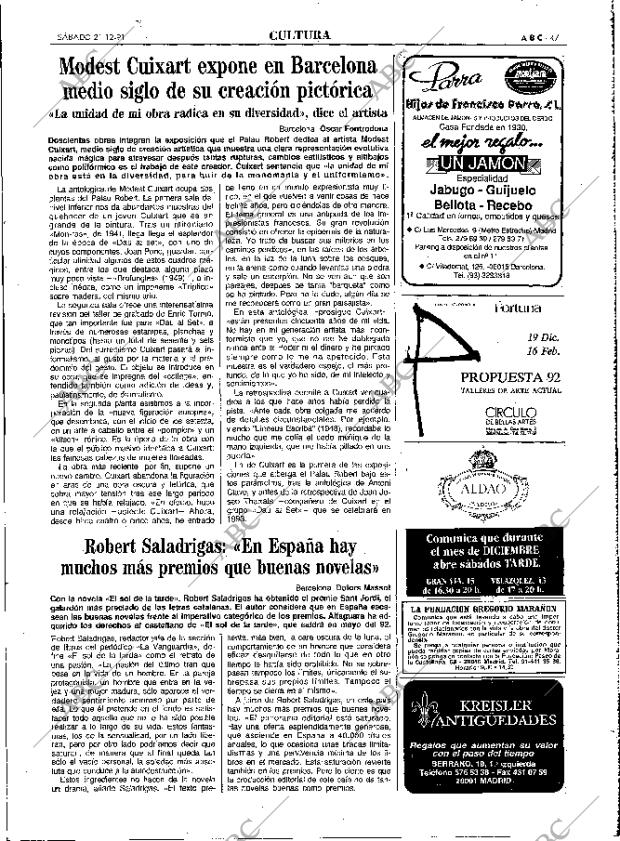 ABC MADRID 21-12-1991 página 47