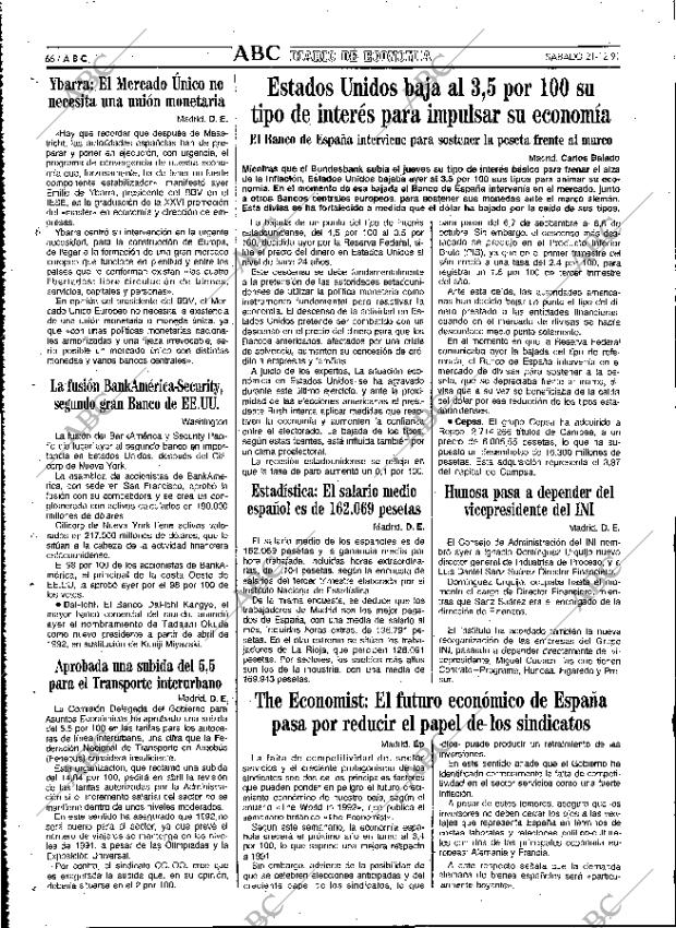 ABC MADRID 21-12-1991 página 66