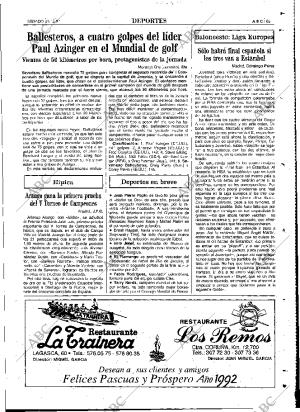 ABC MADRID 21-12-1991 página 85