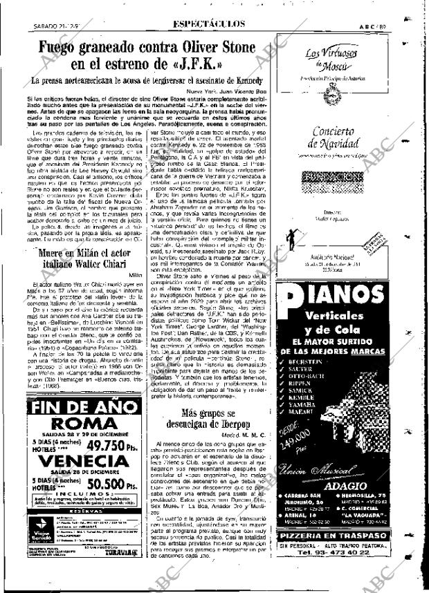 ABC MADRID 21-12-1991 página 89