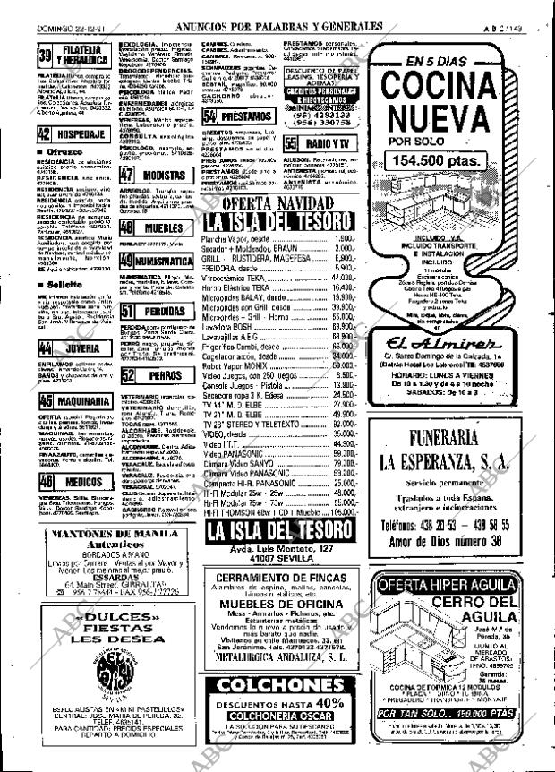 ABC SEVILLA 22-12-1991 página 143