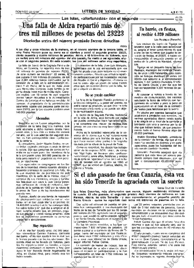 ABC SEVILLA 22-12-1991 página 75