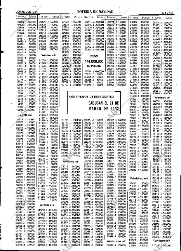 ABC SEVILLA 22-12-1991 página 79