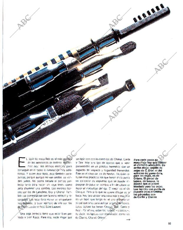 BLANCO Y NEGRO MADRID 22-12-1991 página 93