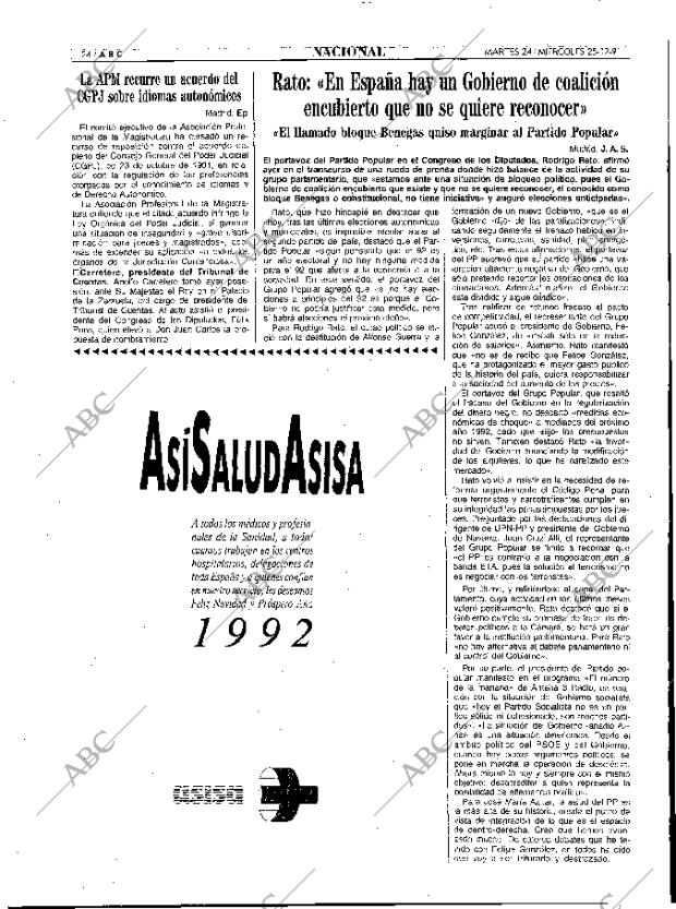 ABC MADRID 24-12-1991 página 24