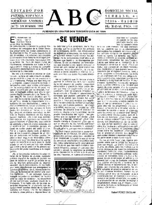 ABC MADRID 24-12-1991 página 3