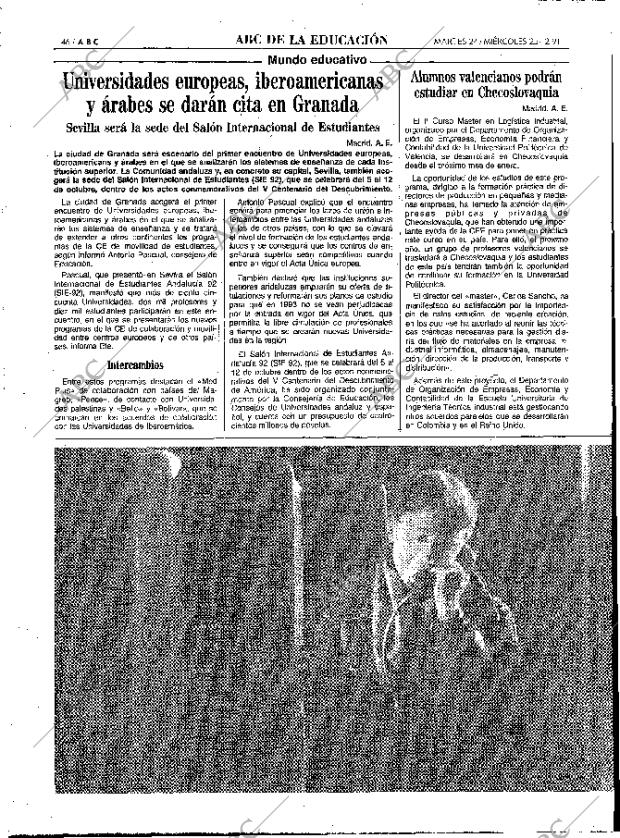 ABC MADRID 24-12-1991 página 46