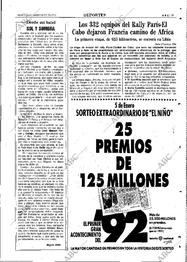 ABC MADRID 24-12-1991 página 79