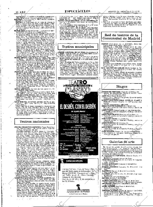 ABC MADRID 24-12-1991 página 86