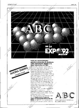 ABC SEVILLA 27-12-1991 página 45