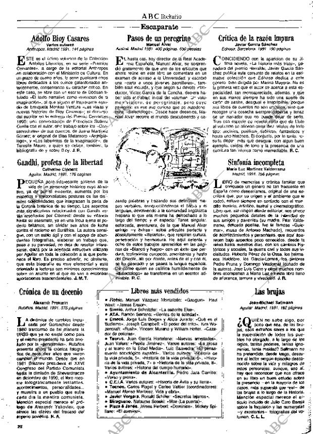 CULTURAL MADRID 27-12-1991 página 20