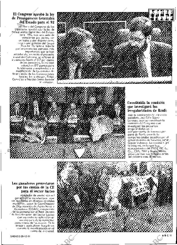 ABC SEVILLA 28-12-1991 página 5