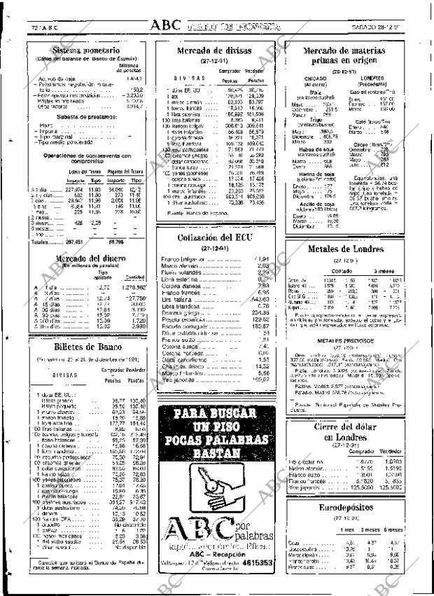 ABC SEVILLA 28-12-1991 página 72