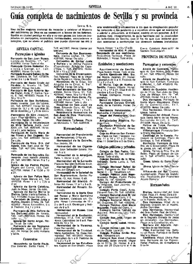 ABC SEVILLA 28-12-1991 página 91