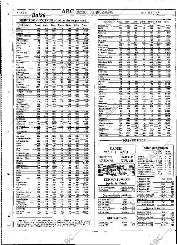 ABC MADRID 31-12-1991 página 114