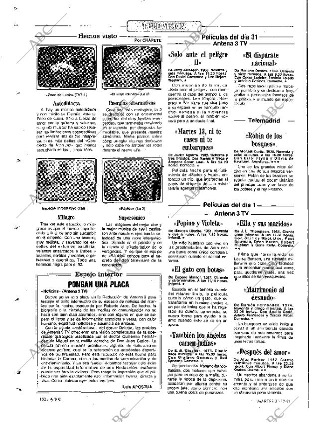ABC MADRID 31-12-1991 página 152