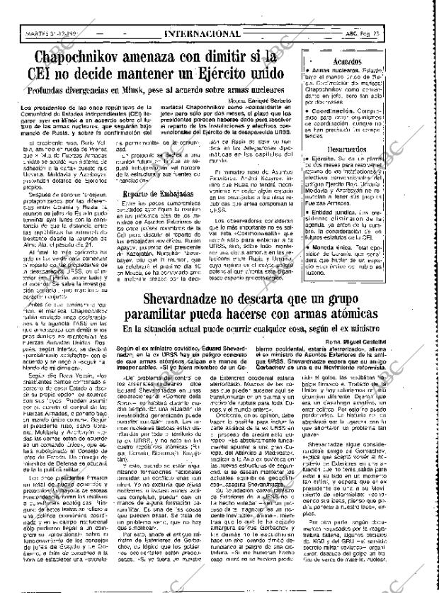 ABC MADRID 31-12-1991 página 23