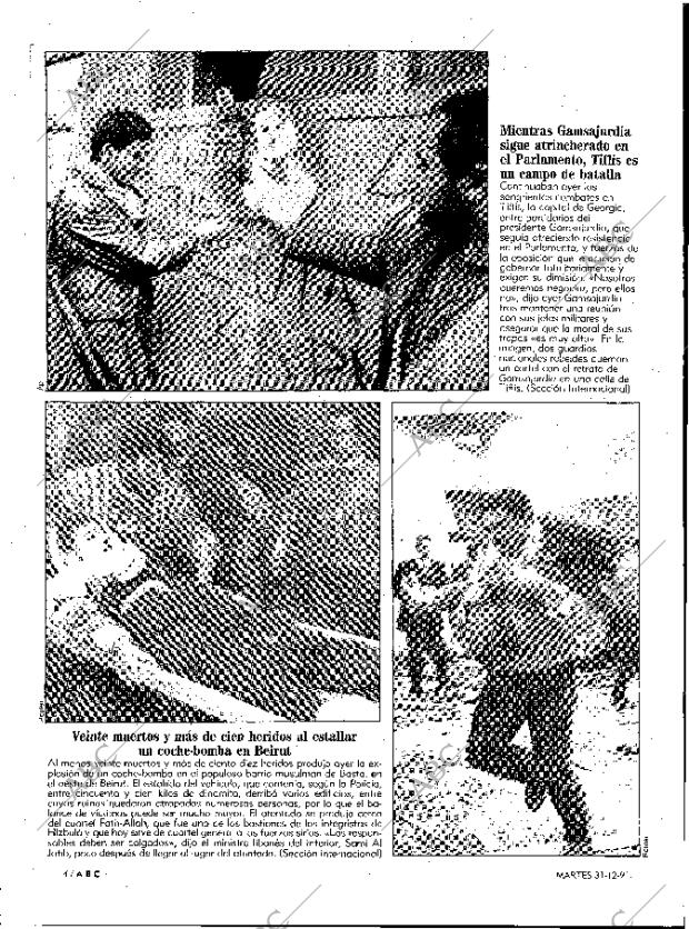 ABC MADRID 31-12-1991 página 4
