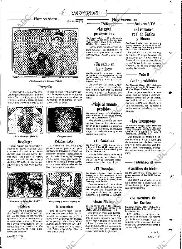 ABC MADRID 02-01-1992 página 109