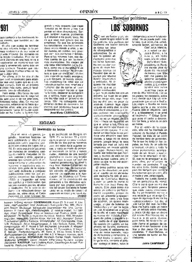 ABC MADRID 02-01-1992 página 19