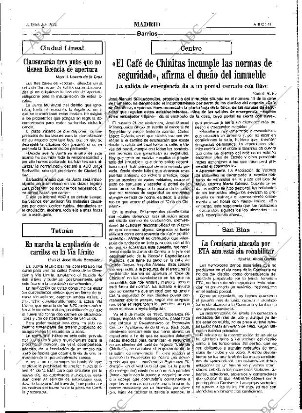 ABC MADRID 02-01-1992 página 41