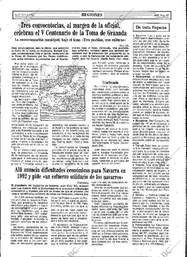 ABC MADRID 02-01-1992 página 47