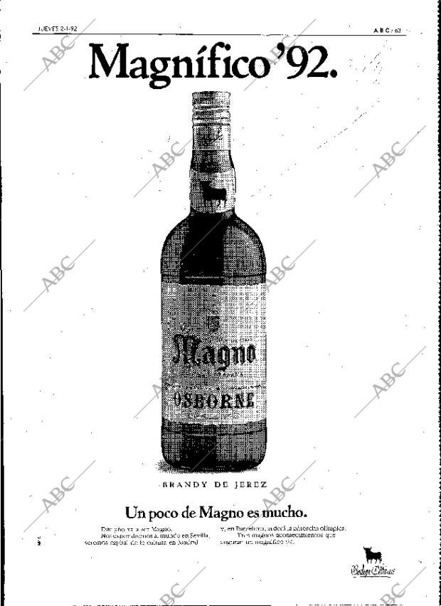 ABC MADRID 02-01-1992 página 63