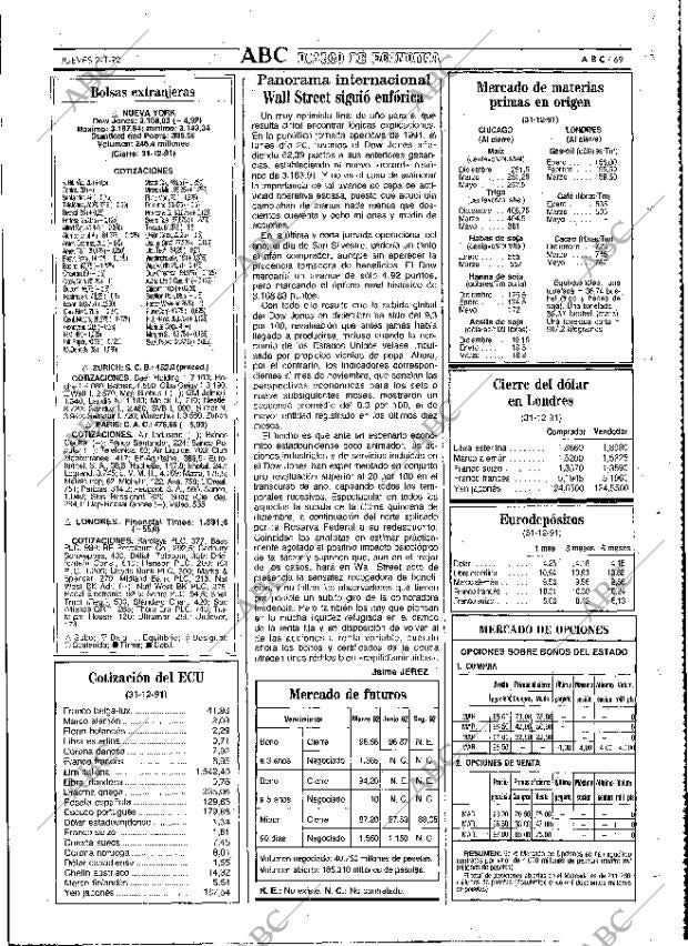 ABC MADRID 02-01-1992 página 69