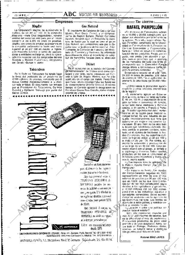ABC MADRID 02-01-1992 página 70