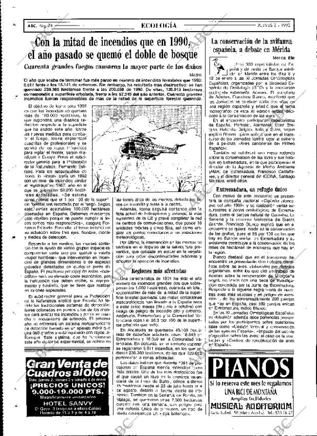 ABC MADRID 02-01-1992 página 74