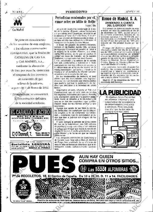 ABC MADRID 02-01-1992 página 76