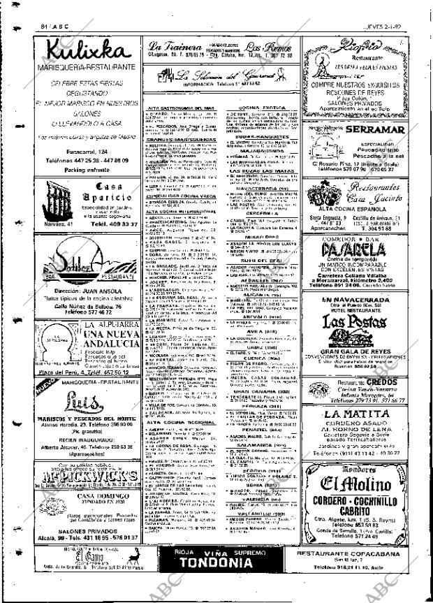 ABC MADRID 02-01-1992 página 84