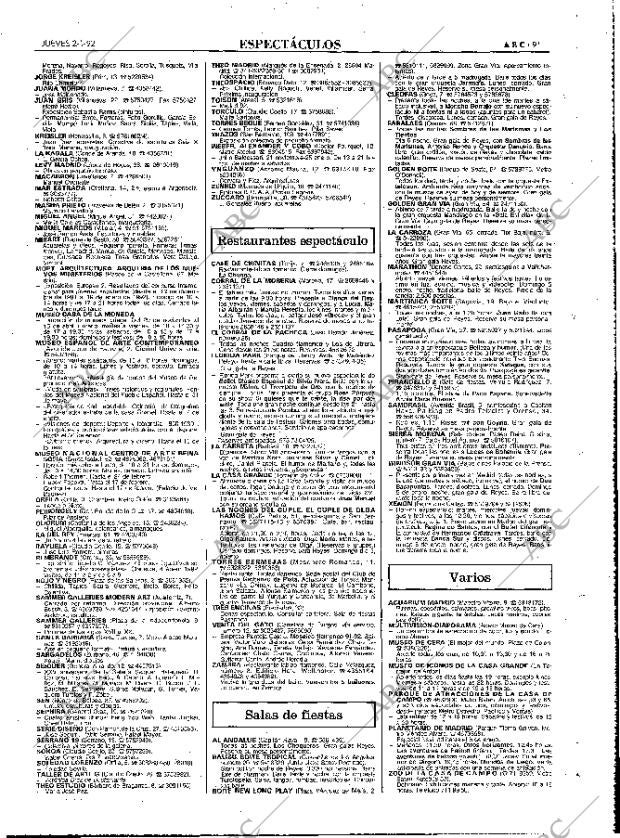 ABC MADRID 02-01-1992 página 91