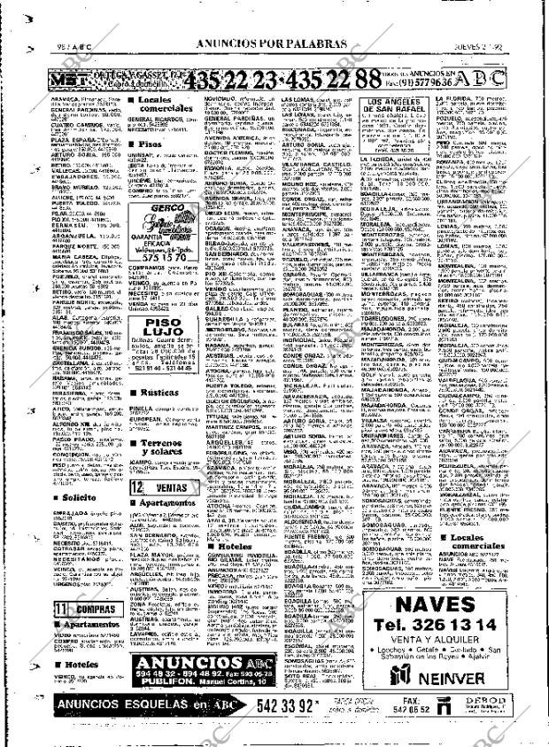 ABC MADRID 02-01-1992 página 98