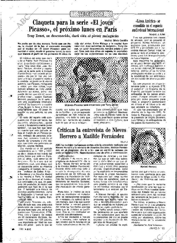 ABC MADRID 09-01-1992 página 108