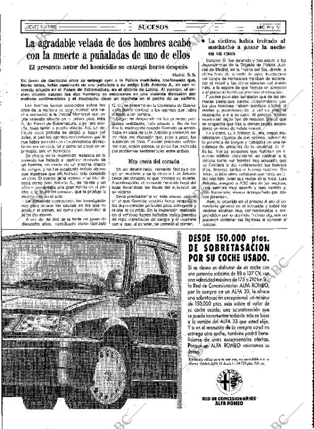 ABC MADRID 09-01-1992 página 51