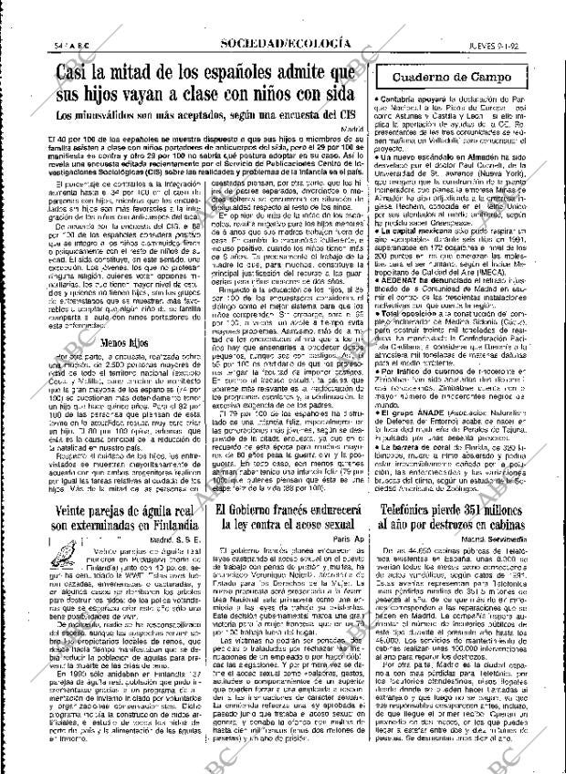 ABC MADRID 09-01-1992 página 54