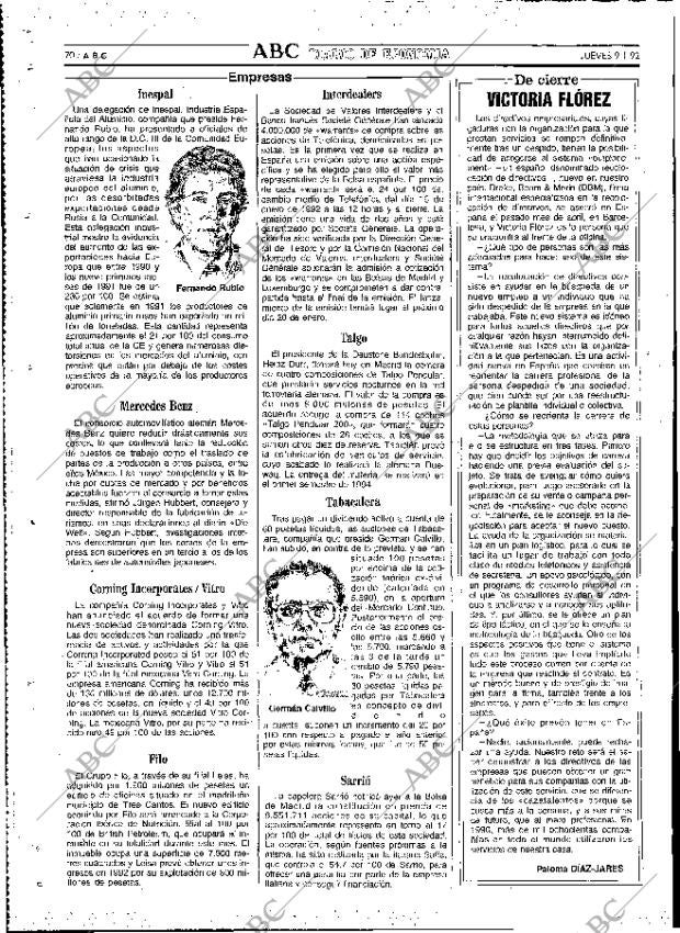 ABC MADRID 09-01-1992 página 70