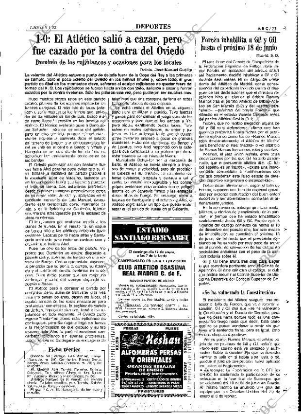 ABC MADRID 09-01-1992 página 73